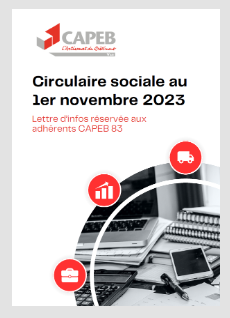 CIRCULAIRE SOCIALE - Novembre 2023 ・ CAPEB